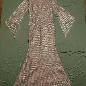 Elegant Sequin Evening Gown